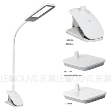 Lámpara de mesa de luz de panel LED con base de abrazadera (LTB718C)